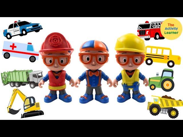 Blippi Community Helpers & Vehicles | Educational Videos for Toddlers