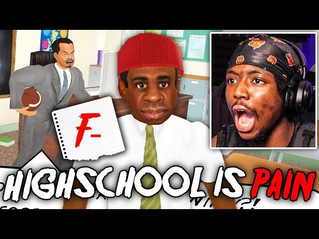 THIS HIGHSCHOOL IS DARK.. | Old School 3D [ New MDickie Game ]