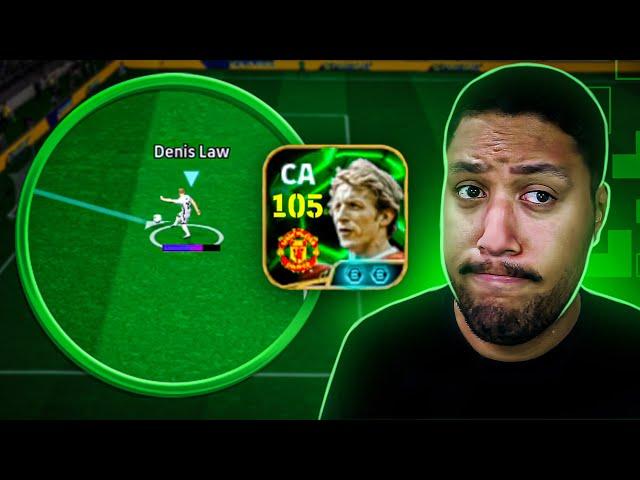 A ESTREIA DO NOVO DENIS LAW 105 DE OVERALL FOI ASSIM !!! - EFOOTBALL 2025 MOBILE