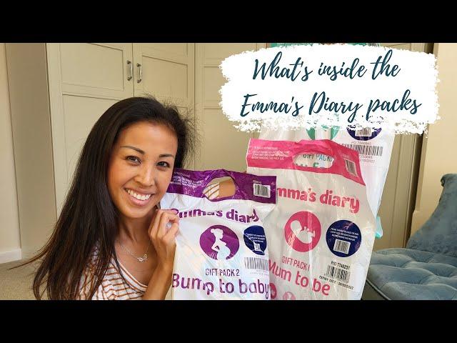 What's inside the Emma's Diary packs