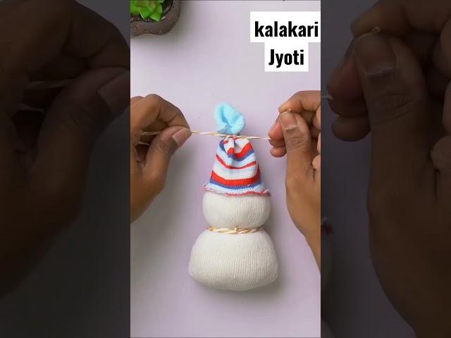 DIY Sock snowman