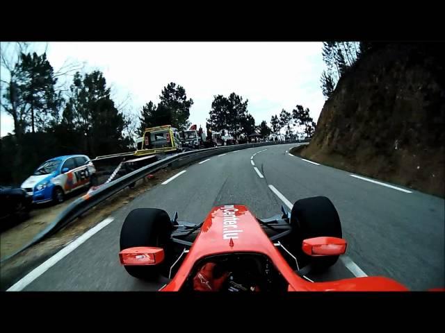 Onboard with David Hauser (Dallara GP2) - Course de côte du Col Saint Pierre 2012