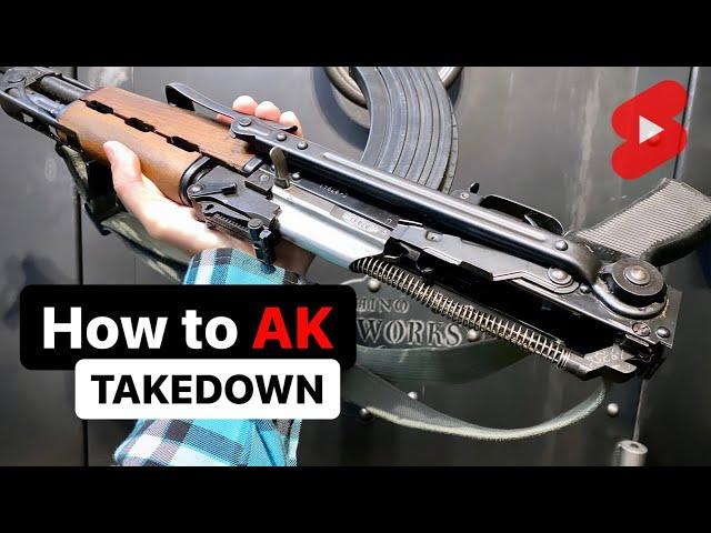 How to Take Apart an AK47 #Shorts
