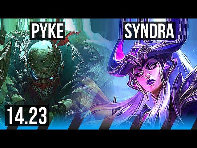 PYKE vs SYNDRA (MID) | KR Diamond | 14.23