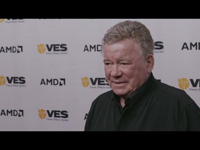 William Shatner talks Creative Excellence at the VES Awards