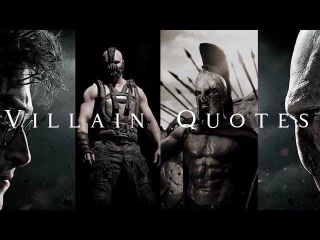 The best Villain quotes