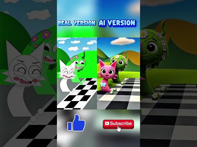 Sprunki - Pinki run race (Incredibox Sprunki Animation)| Ai version|#animation #sprunki #incredibox