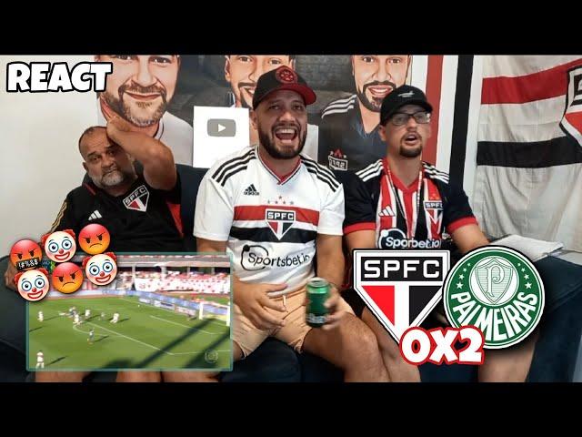 REACT SÃO PAULO 0X2 PALMEIRAS - EM CLASSICO NÃO SE PODE ERRAR! ARBOLEDA ENTREGOU