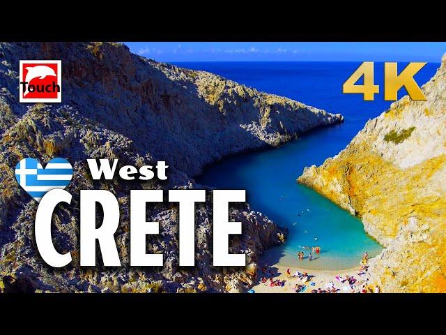 West CRETE (Kreta, Κρήτη), Greece 4K ► Top Places & Secret Beaches in Europe #touchgreece