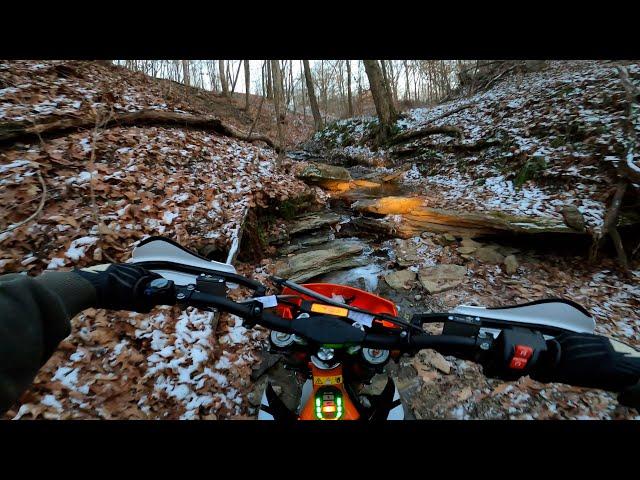 2023 KTM Freeride E-XC cold weather riding