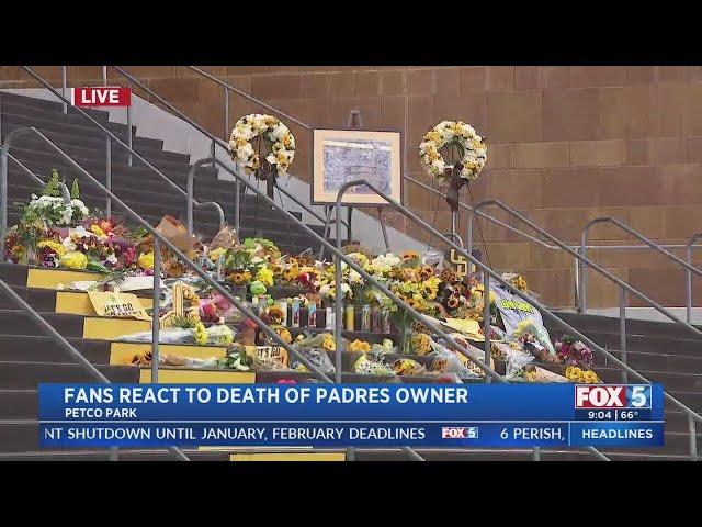 Fans react to death of Padres owner, Peter Seidler