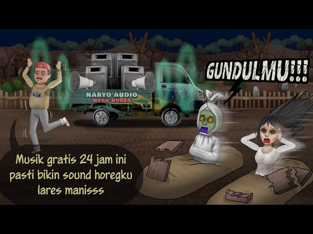 Hantu vs Sound Horeg | kampung setan auto budheg #HORORKOMEDI | Kartun Lucu, Animasi Horor