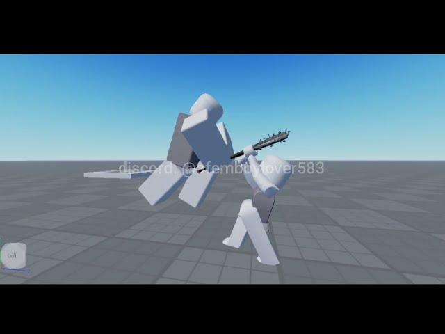 Roblox fight animation (VORE ALERT!!!3IGRIUAYGR)