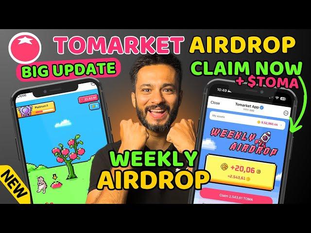 Tomarket Weekly Airdrop | Get More $TOMA with Stars Weekly | Tomarket Airdrop Withdrawal Now