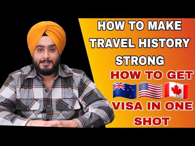 How to make travel history stronger |Get Australia, USA and Canada visa in 1 shot |T-DOT IMMIGRATION