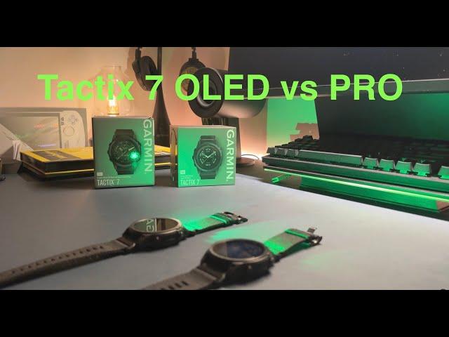 Garmin Tactix 7 AMOLED vs Tactix 7 PRO