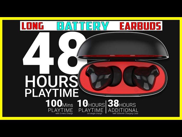 Top 5 Best Wireless Earbuds With Long Battery Life 2024 - Best Battery Earbuds 2024