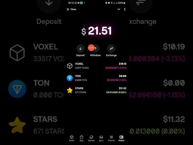 Telegram $VOXEL TON Bot Instant Payment ️VOXEL New Airdrop Update - VOXEL Airdrop Update