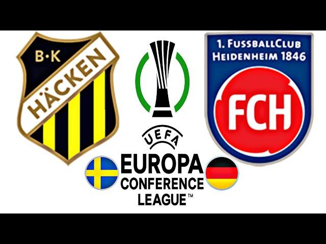 Häcken 1-2 Heidenheim | CONFERENCE LEAGUE 2024/25