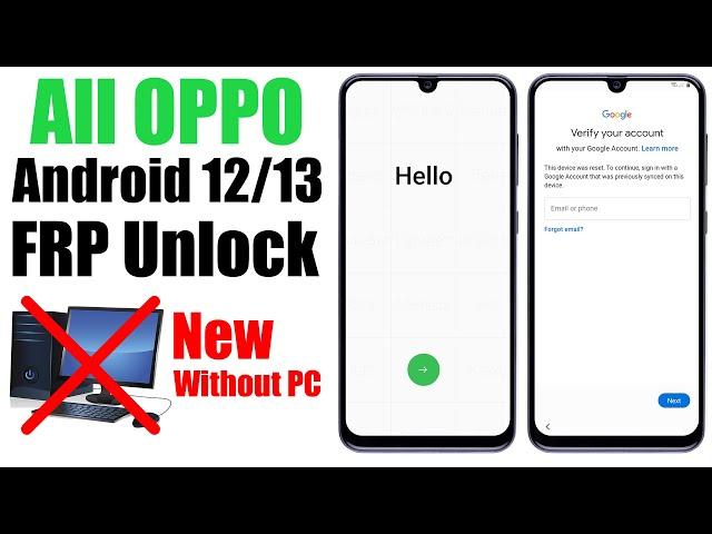 All OPPO FRP Bypass Without Pc 2023 | Remove Google Account