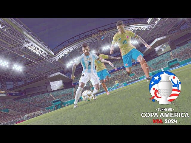 COPA AMERICA 2024 FINAL - ARGENTINA V COLUMBIA! [PES 2021}