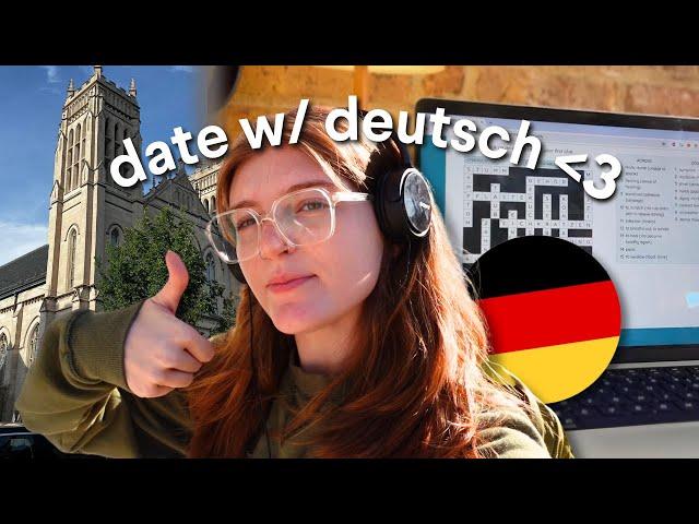  study german & café hop with me in chicago ⋆ ˚｡୨୧˚｡⋆