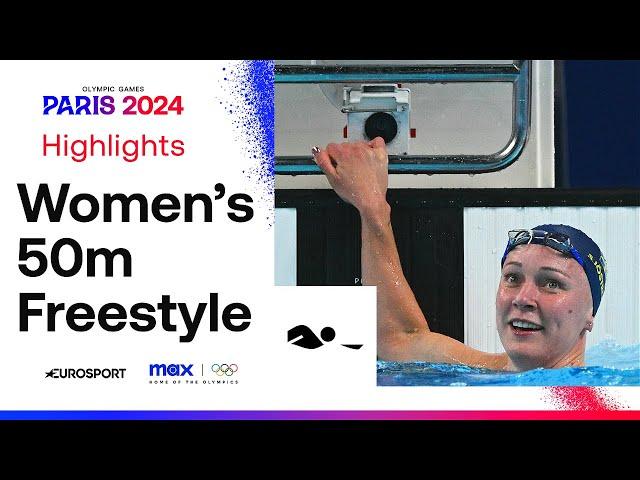 SPECTACULAR FINISH! 🫨 | Women's Swimming 50m Freestyle Highlights | #Paris2024