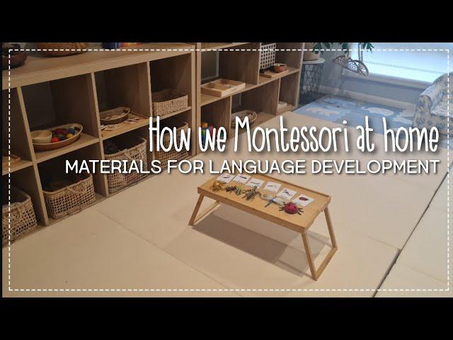 Toddler Activities for Speech and Language skills | How We Montessori At Home