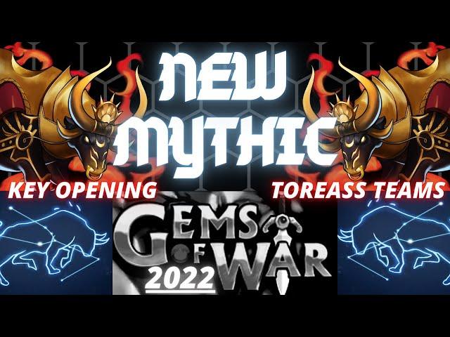 Gems of War NEW MYTHIC Tauraeus Team & Key Opening / OMG terrible bad luck! WTF toremyass