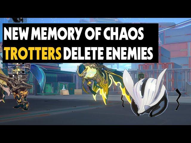 Slaying the NEW Trotters deals INSANE damage [Memory of Chaos 1.3]