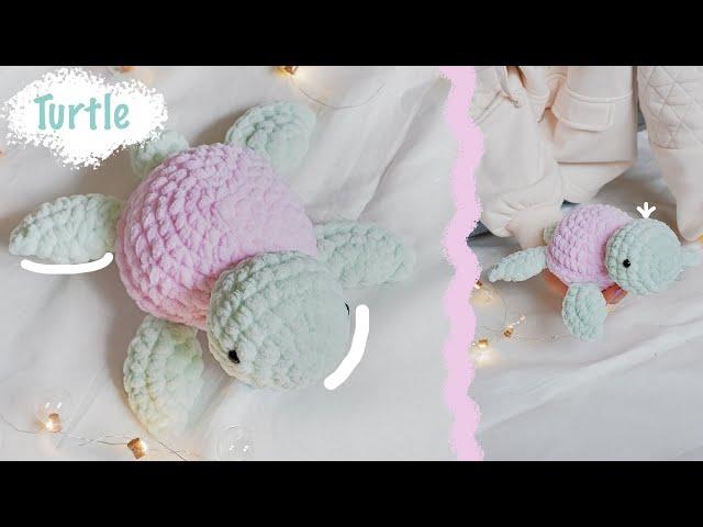 TURTLE Crochet  | Plush toy amigurumi for beginners