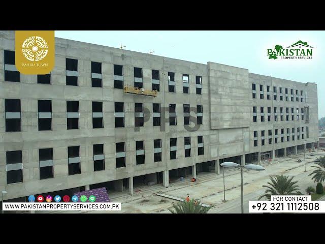 Bahria Town Lahore | Jasmine Grand Mall | Construction Update | Drone Footage Jasmine Mall Feb 2025