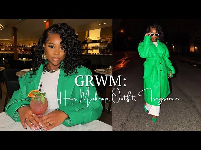 FULL GRWM: GIRLS NIGHT OUT! | HAIR + MAKEUP + OUTFIT + FRAGRANCE | Chev B.