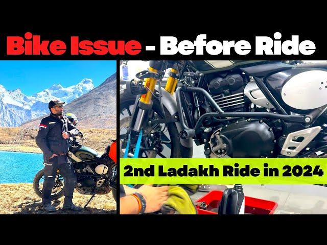 Issue in Scrambler 400x Just A Day Before Zanskar Ride  | Krishna Devi