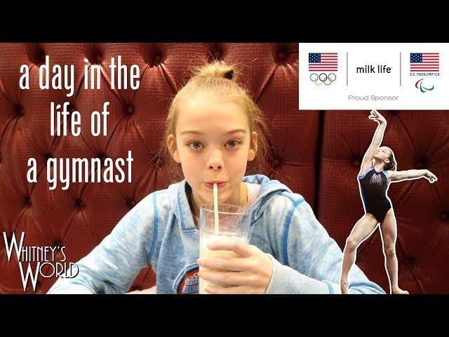 A Day in the LIfe of a Gymnast | Whitney Bjerken | Team Milk