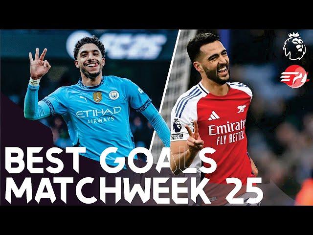 The Best Goals of Premier League Matchweek 25 ft Marmoush, Merino, Maddison | EPL Highlights 2024/25