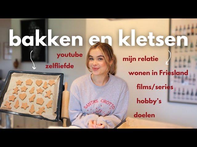 bakken en kletsen!  (mijn relatie, beginnen met YouTube, hobby's, doelen en meer) | bookmas dag 17