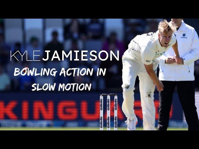 Kyle Jamieson Bowling Action | In Slow Motion | 2021 | Tarush Cricket