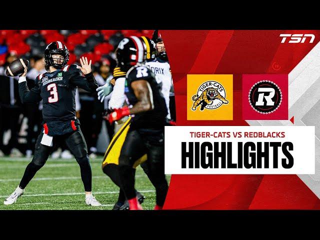 CFL WEEK 21: Hamilton Tiger-Cats vs. Ottawa Redblacks FULL HIGHLIGHTS