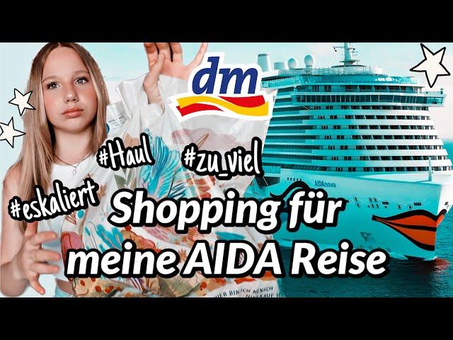 ICH SHOPPE ALLES IM DM FÜR MEINE AIDA REISE  ️ WAS FEHLT NOCH? ️ HEY ISI