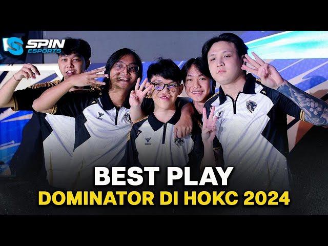 KENAPA DOMINATOR TIM TERBAIK INDONESIA DI HOK! DOMINATOR ESPORTS BEST PLAYS HOK CHAMPIONSHIP 2024