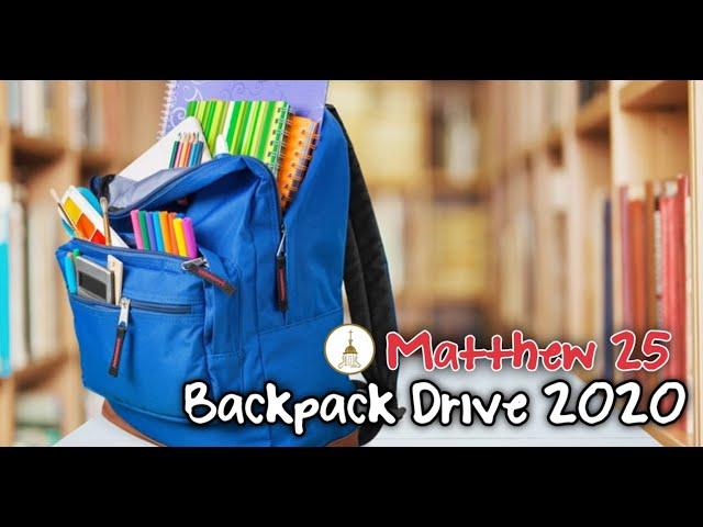 Backpack Drive 2020