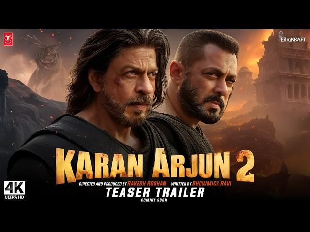 KARAN ARJUN 2 - Hindi Trailer | Salman Khan | Shahrukh Khan | Madhuri Dixit | New Movies 2025