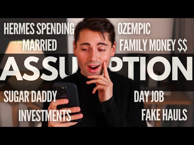 RICH FAMILY, MONEY $$, CRAZY SPENDING, SUGAR DADDY: *HONEST* Reacting To Your Assumptions About Me