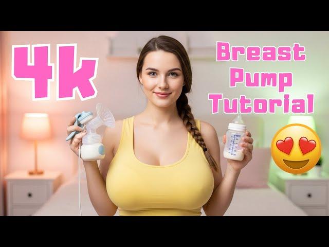 [4K] How to Use Manual Breast Pump | Angela’s Breastfeeding Tutorial + Expression Tips