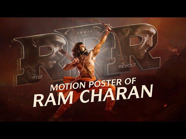 Ram Charan Motion Poster - RRR Movie | NTR, Ajay Devgn, Alia Bhatt | SS Rajamouli