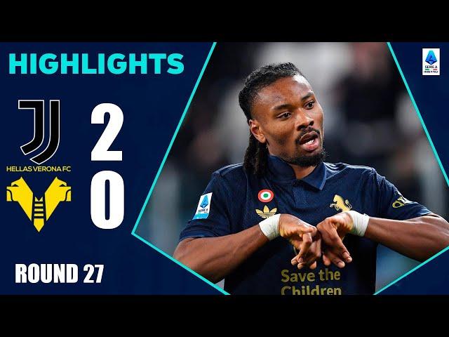 Juventus - Hellas Verona | 2-0 | Gli Highlights | Lega Serie A 2024-25 | juve verona