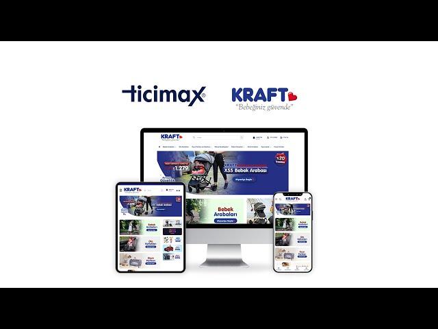 Bebek ürünlerinin öncü firması Kraft Baby, E-ticarette Ticimax'ı tercih etti!