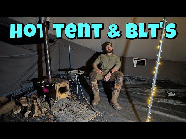 Hot Tent, BLT's, Antique Axe & Snow | Winter Camping