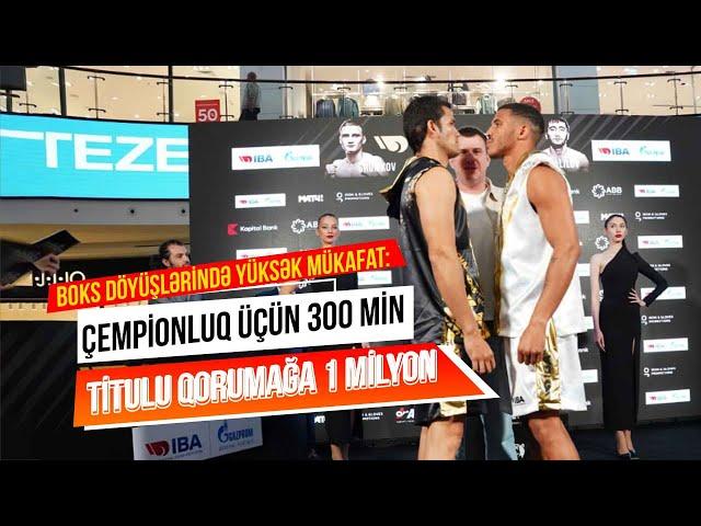 Boks döyüşlərində yüksək mükafat - 300 min, 1 milyon...